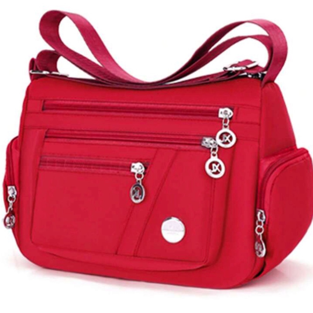 Stylish Red crossbody Shoulder Bag. New